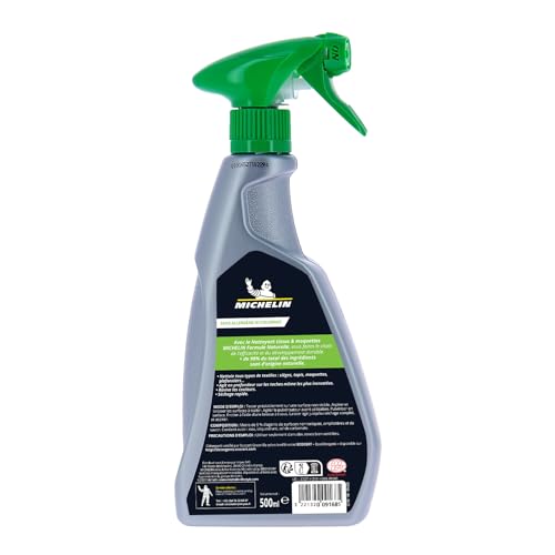 MICHELIN Nettoyant Détachant Tissus, Moquettes et Sièges Formule Naturelle 500 ML