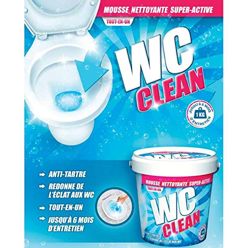 Venteo 11383 Nettoyante WC Super Active Effet Immédiat - Détartrant et Désinfectant Blanc | 1 Kg | VENTEJOURENE, TOILETT