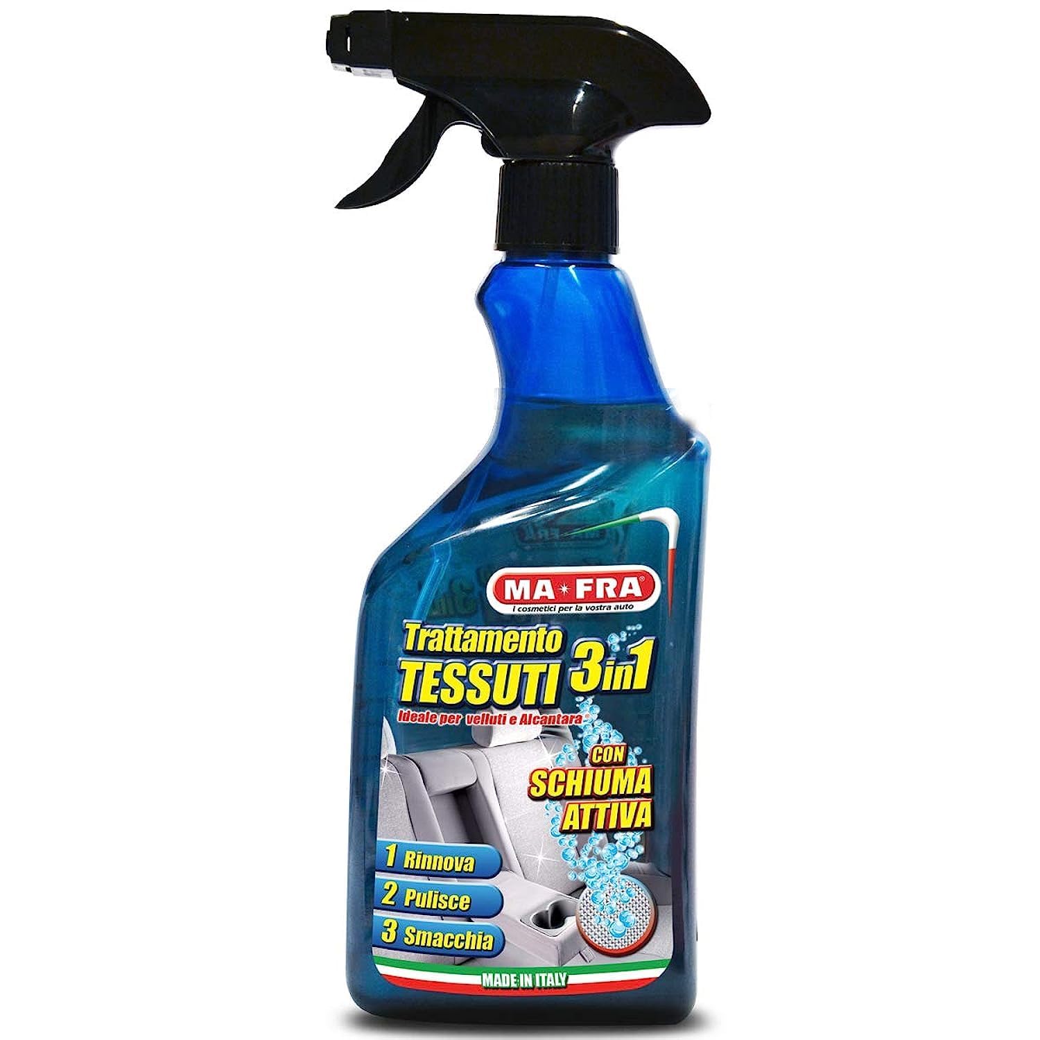 Mafra Traitement 3en1 Tissus, Démaquille et Dégraiss Tissus Délicats, Velours et Alcantara, Renouvelle les Couleurs et D