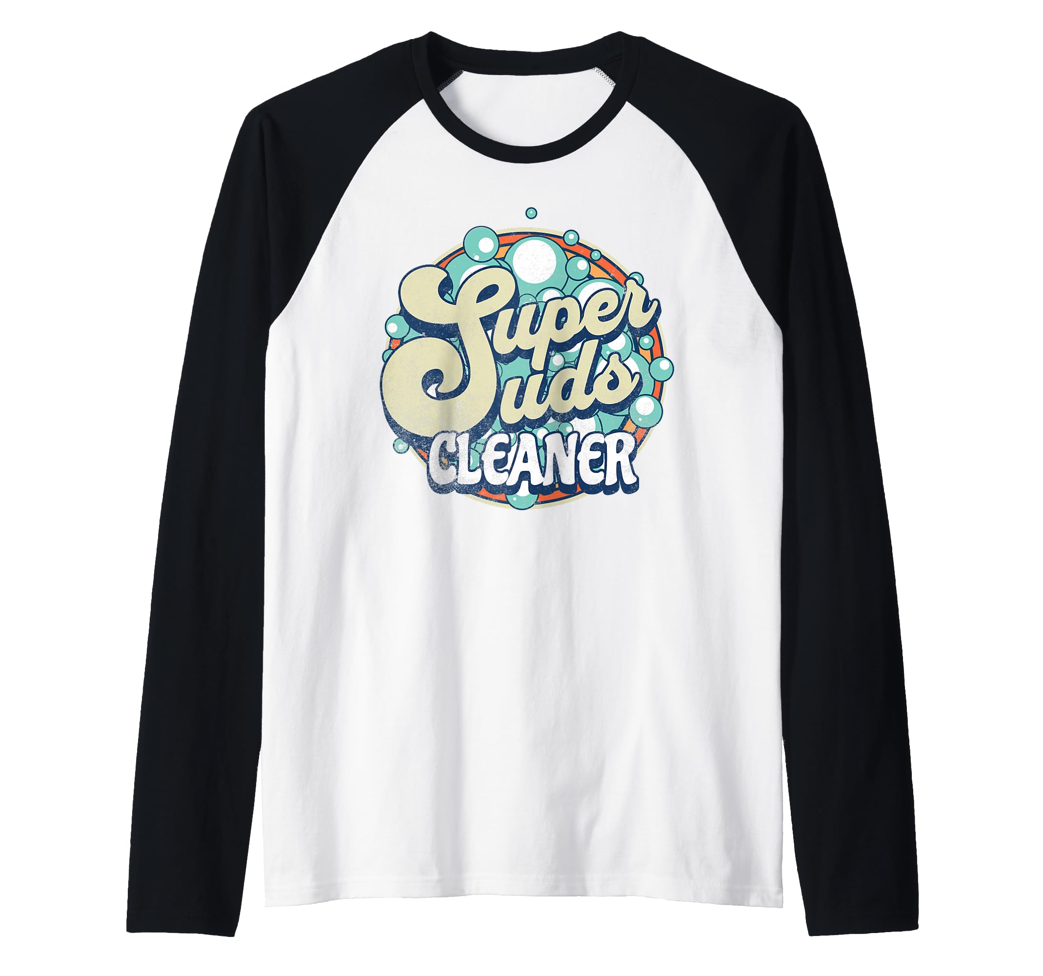 Super Suds Cleaner! Nettoyant amusant et efficace pour les casseroles Manches Raglan