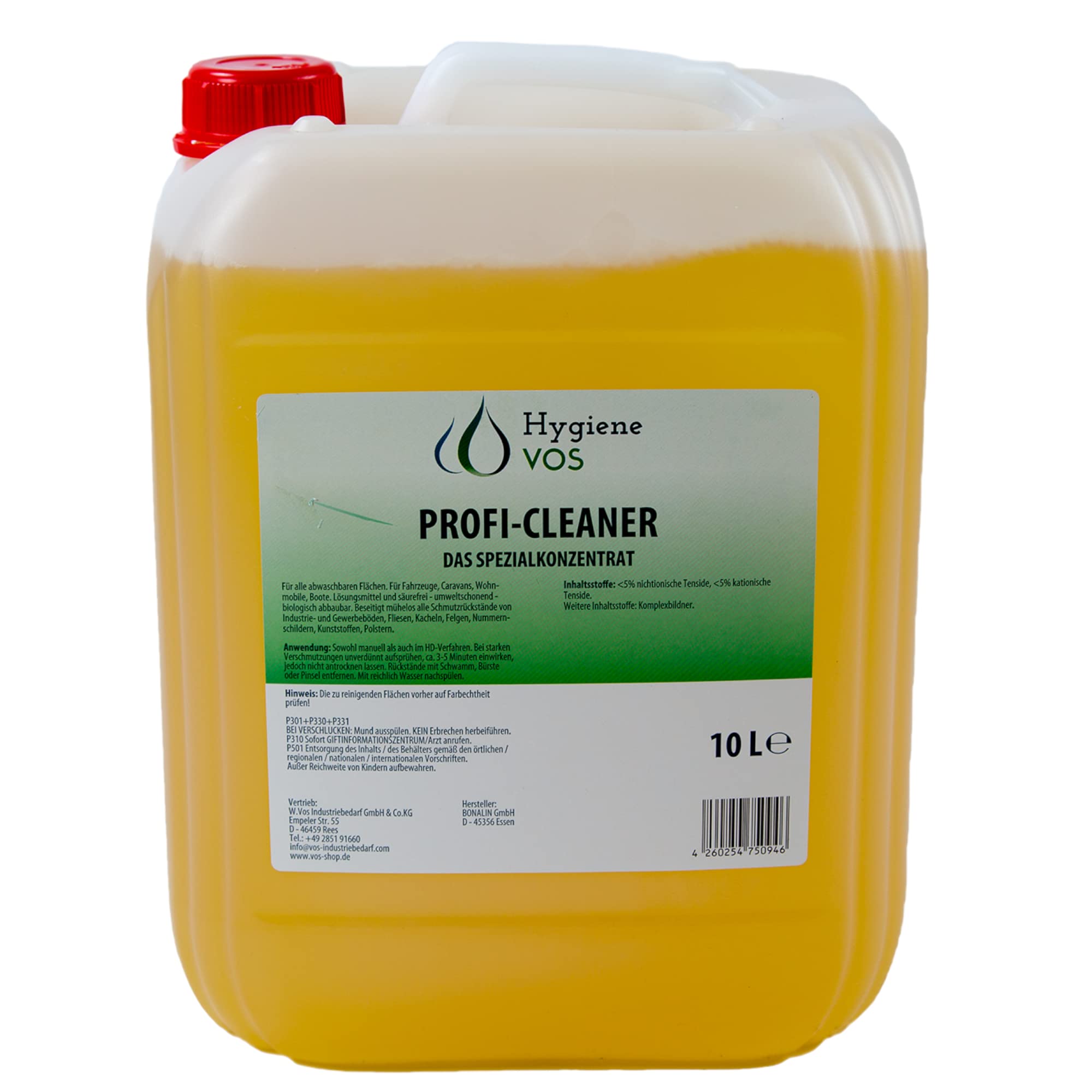 Nettoyant CONCENTRÉ universel Bidon 10 L - Hygiène maison caravane camping-car bateau yacht - Compact by Design [Certifi